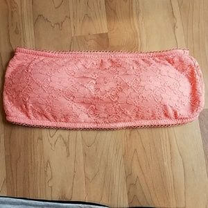 Peach Bandeau Bra